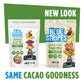 Blue Stripes - Trail Mix, Peanut Butter Banana, Cashews, Peanut Butter Chips, Healthy Snacks for Adults, Whole 70% Cacao, With U