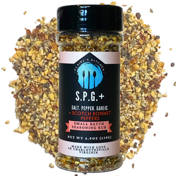 Claire's Kitchen SPG + Scotch Bonnet Peppers Seasoning/Savory & Spicy All Natural Blend/Poultry, Steak, Burger, Pork, Fish, & Ve