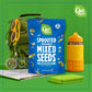 Go Raw Mixed Seeds, Pumpkin, Sunflower & Watermelon Seeds with Sea Salt, Bag Keto Vegan Gluten Free Snacks Organic, Mixed Salted