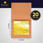 Barnabas Blattgold Edible Gold Leaf 24K - Cake Decorations, Loose Gold Leaf Sheets For Cupcakes - 1.5 Inches, Interleaf Of 20