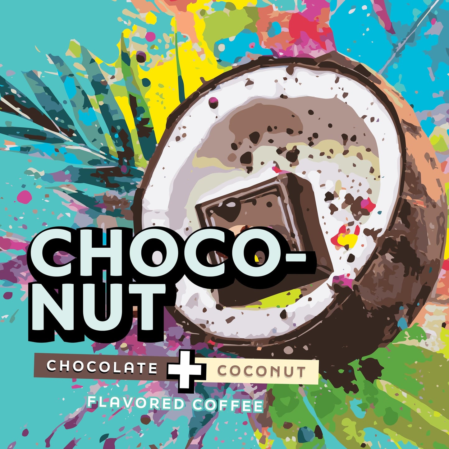 Java Factory Choconut Flavored Ground Coffee Bag - Chocolate And Coconut Brew, Made With 100% Arabica Beans - Flavor Enhanced, 1