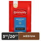 Community Coffee Breakfast Blend Medium Roast Coffee Packs, 3 Ounce Bag (Pack of 20)