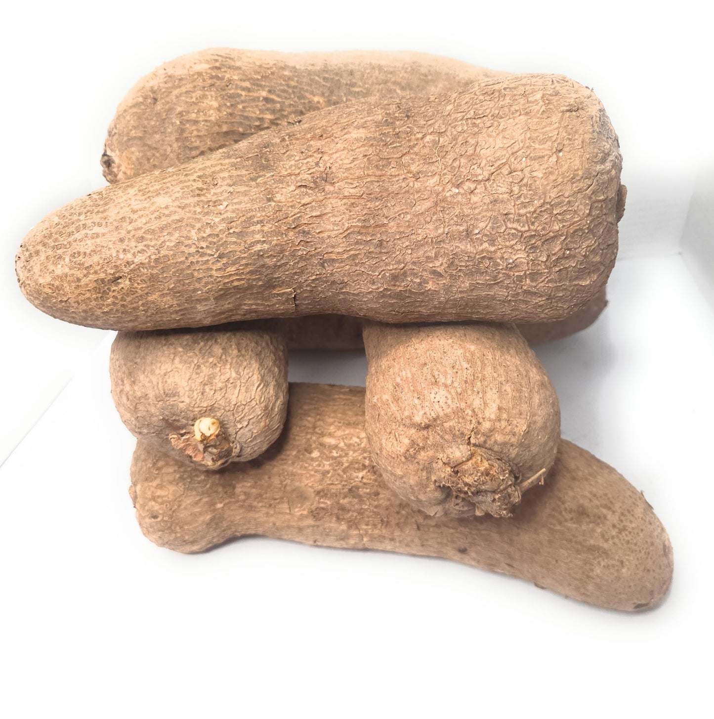 Fresh African Ghana Puna Yam, 10Lbs (2-3 Tubers) Note Item Sold By Weight