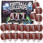 Football Lollipops  Individually Wrapped Sports Suckers  Fruit Flavored  Team Party Favors  24 Count Box  10.16 Ounces