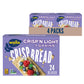 Wasa Crispn Light 7 Grains Crispbread, 4.9 Oz (Pack Of 4), Crackers, Non-Gmo Ingredients, 7 Grain Blend, 20 Calories Per Slice