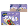 Wasa Crispn Light 7 Grains Crispbread, 4.9 Oz (Pack Of 4), Crackers, Non-Gmo Ingredients, 7 Grain Blend, 20 Calories Per Slice