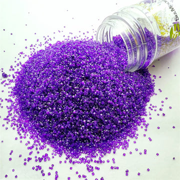 Se Si&Moos Purple Sanding Sugar Purple Edible Sparkling Sprinkles Sanding Sugar Crystals For Cookie Decorating Edible Glitter Ri