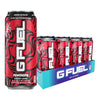 G Fuel PewDiePie Energy Drink 16 oz Can, 12-Pack Case, Red