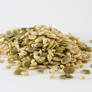 Go Raw Pumpkin & Sunflower Seed Snack Mix, Sea Salt & Vinegar, 4 oz Bags, Pack of 5 - Keto, Vegan, Gluten Free, Organic