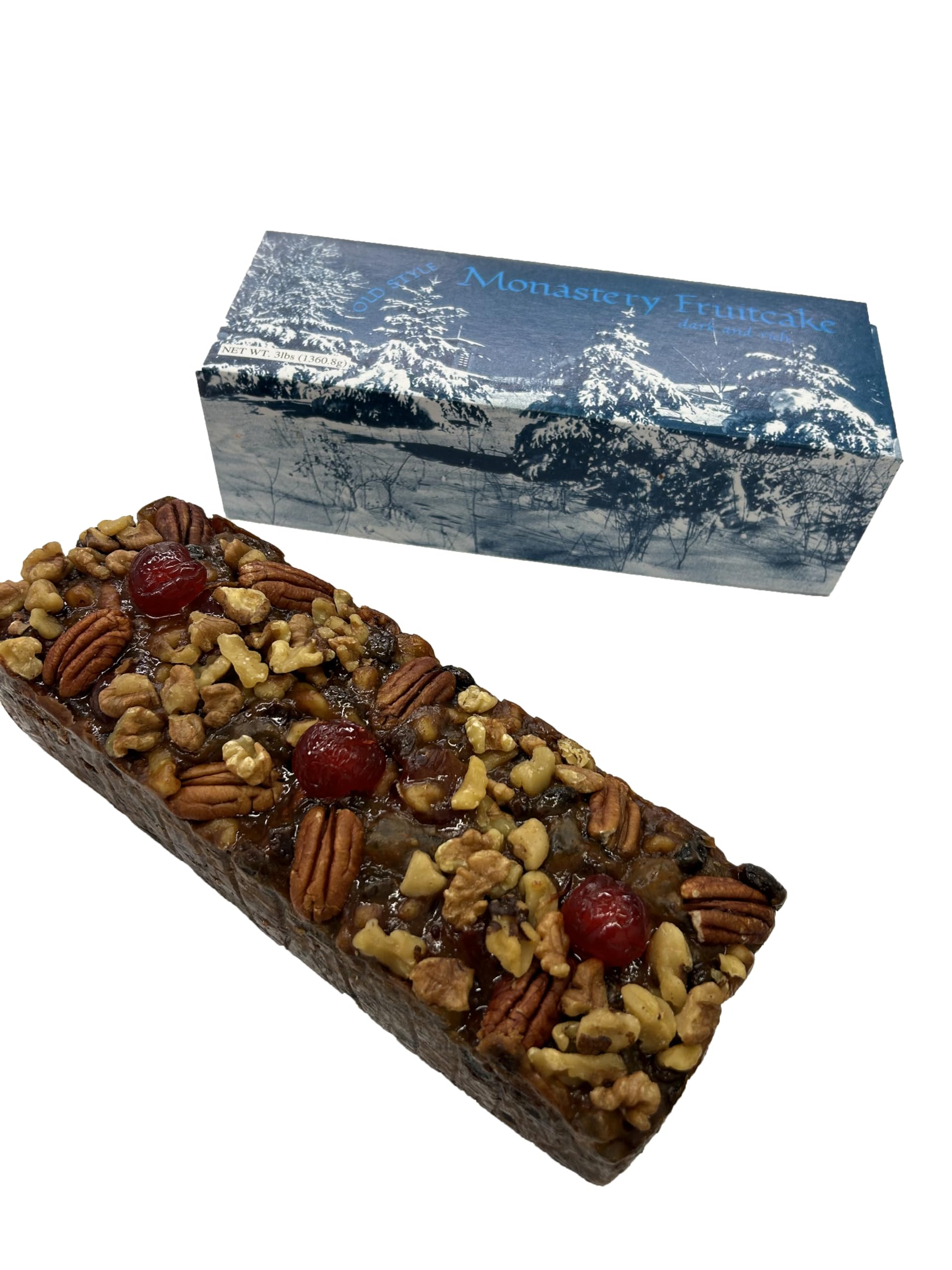 Trappist Abbey Fruitcake – 3lb Traditional Fruit Cake in Gift Box, Ideal Christmas Gift, Model TRA010-003