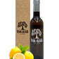 Viva Oliva White Balsamic Vinegar - Sicilian Lemon - 375ml (12.7oz) - 100% Natural - Barrel Aged Gourmet from Modena, Italy