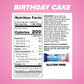 Pure Protein Bars, High Protein, Nutritious Snacks To Support Energy, Low Sugar, Gluten Free, Birthday Cake, 1.76 Ounce (Pack Of 6)