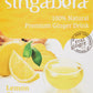 Singabera Ginger Drink - Lemon Ginger Flavor, 6.3 oz, Pack of 3