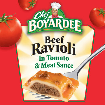 Chef Boyardee Beef Ravioli, 15 oz (24 Pack) - Convenient Multi-Pack, Perfect for Quick Meals