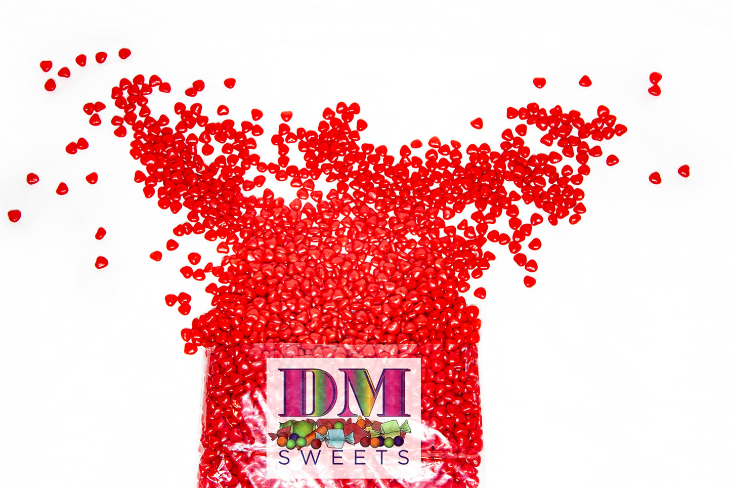 Cinnamon Hearts - 1.5 Lbs Of Sweet Spicy Crunchy Heart Shaped Candy