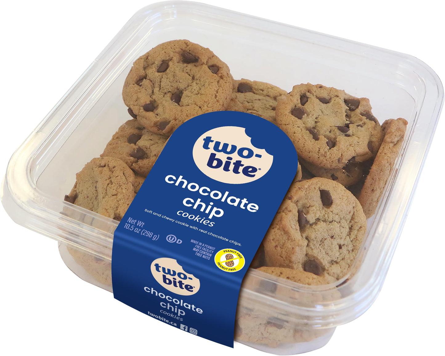 two-bite Chocolate Chip, Frozen, 28-Count