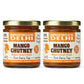 Brooklyn Delhi Mango Chutney - 9 Ounces - Made With Ripe Mangos, Golden Raisins, Fresh Ginger, Garam Masala, And Lemon Juice For