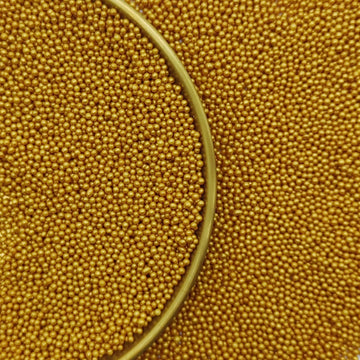 Edible Gold Sprinkles Candy 2Mm Mini Pearls Cake Decorations Cupcake Toppers Cookie Decorating Perfect For Wedding Party Valenti