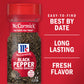 Mccormick Coarse Ground Black Pepper, 3.12 Oz