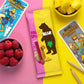 BEAR Real Fruit Snack Splits - Gluten Free, Vegan, and Non-GMO - Raspberry and Pineapple - Healthy School And Lunch Snacks For K