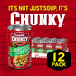 Campbells Chunky Healthy Request Soup, Hearty Italian Wedding Soup with Meatballs and Spinach, 18.8 Oz Can (Case of 12)
