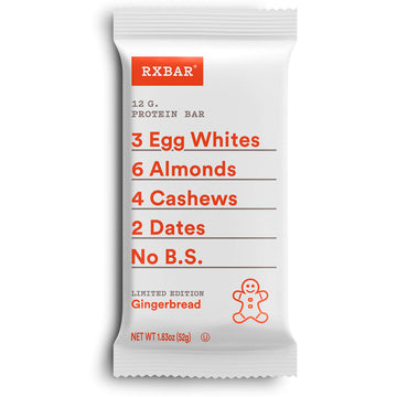 Rxbar, Gingerbread Protein Bar, 1.83 Ounce
