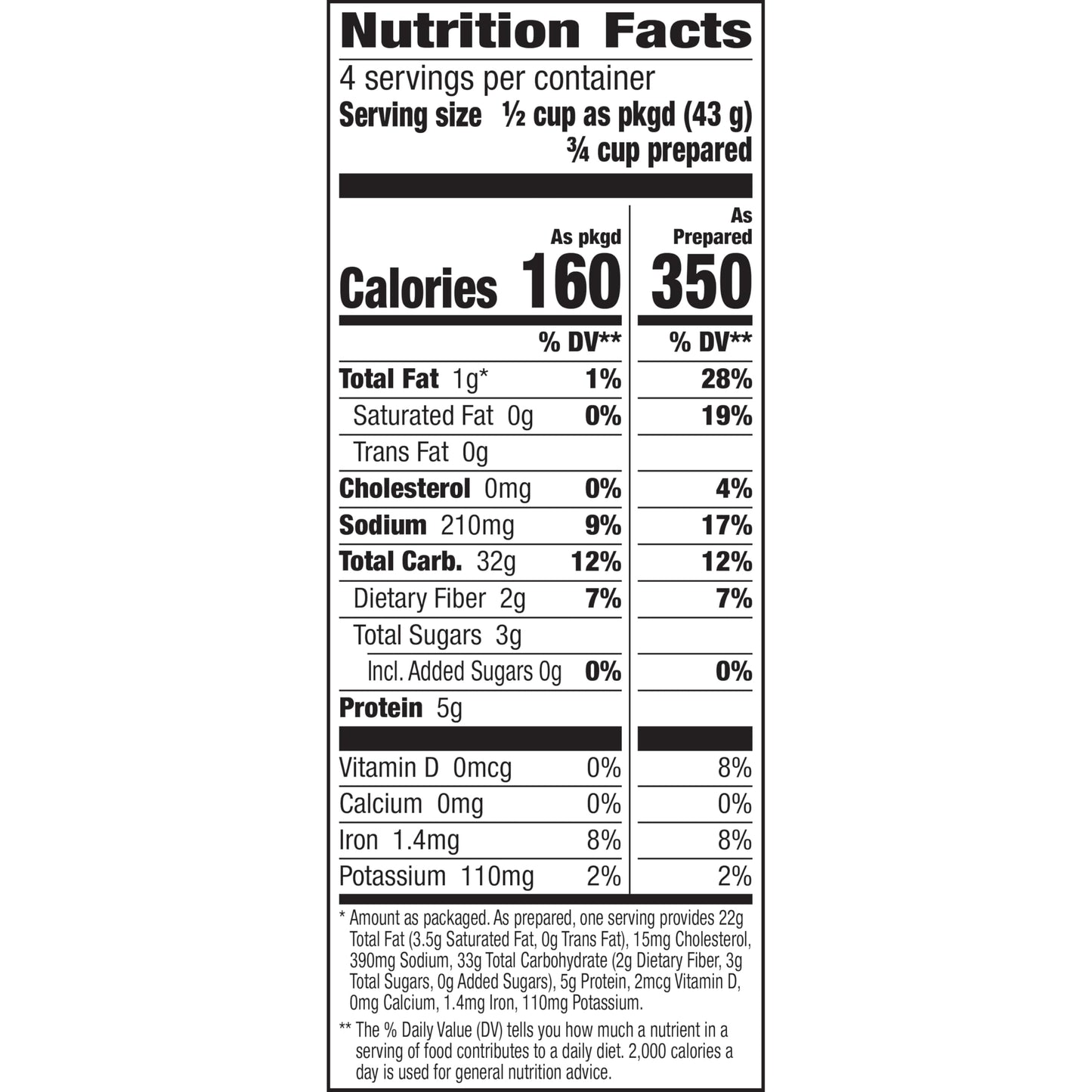 Suddenly Pasta Salad Creamy Parmesan  6.2 Ounces  12 per Case