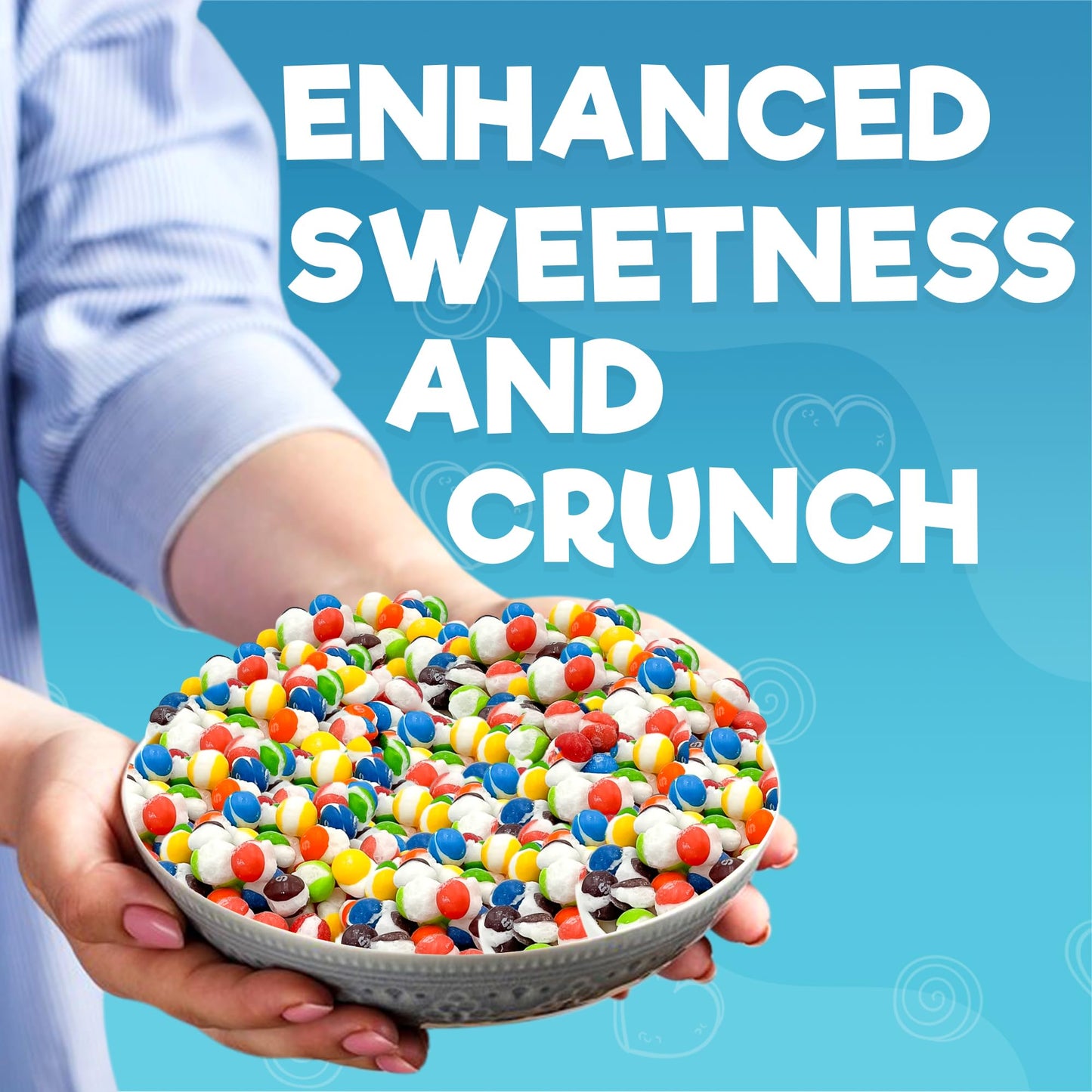 Fruit Crunch Tropical - Freeze Dried Candy, 10 Oz - Exotic Fruit Flavors, Large Pouch - Ideal Gift Snack Treat