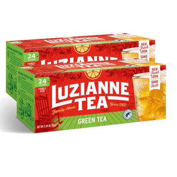 Luzianne Green Tea Bags, Family Size, 24Ct Box (Pack Of 2)