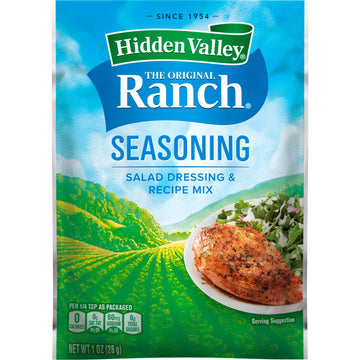 Hidden Valley Original Ranch Salad Dressing & Seasoning Mix, Gluten Free - 1 Packet (Package May Vary)