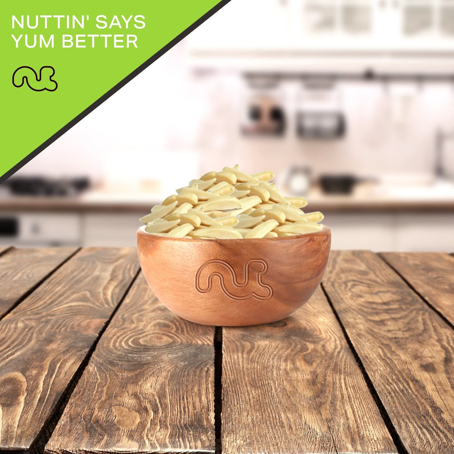 Nut Cravings - Raw Slivered Almonds, Unsalted, (32Oz - 2 Lb) Packed Fresh In Resealable Bag - Nut Snack - Healthy Protein Food,