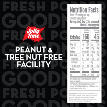 Jolly Time Value Pack Kettle Corn Festival Fun Microwave Kettle Corn | Sweet & Salty Glazed Gourmet Popcorn (3 Ounce, Pack of 24