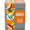 V8 Energy Drink, Sparkling Orange Pineapple, 11.5 fl oz Can, Pack of 4