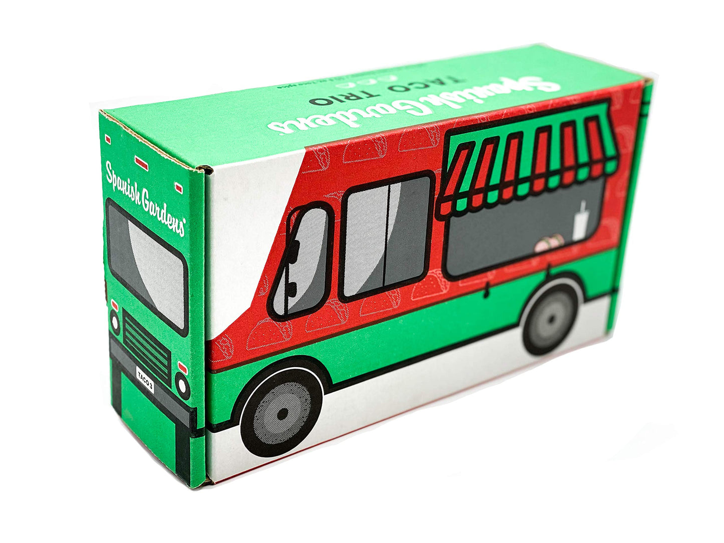 Spanish Gardens Taco Truck Trio - Mild Taco Sauce, Hot Taco Sauce, & Taco Seasoning For Authentic Mexican Food - Original Family