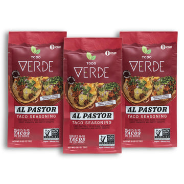 Todo Verde Taco Seasoning - Al Pastor | Gourmet Taco Seasoning with Sweet Pineapple and Black Garlic | Vegan, Gluten Free, Prese