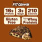 Fitcrunch Snack Size Protein Bars, Designed By Robert Irvine, Worlds Only 6-Layer Baked Bar, 3G Of Sugar & Soft Cake Core (18 Ba
