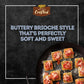 Natures Own Perfectly Crafted Brioche Style Butter Rolls, Non-GMO Dinner Rolls, 12 Count