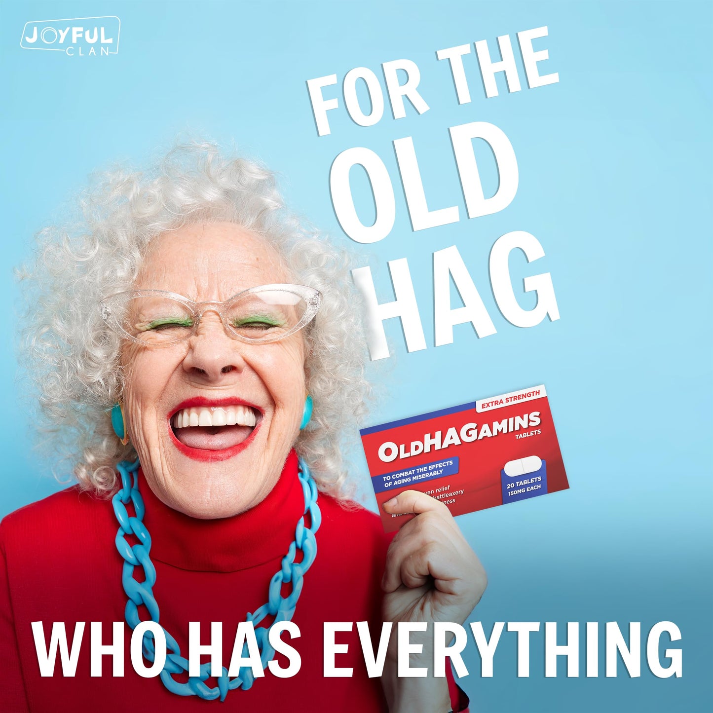 Oldhagamins - Birthday Gifts For Women, Funny 30Th, 40Th, 50Th, 60Th 70Th Bday Present For Female Friend, Sister, Woman Unique, White Elephant Christmas Stocking Filler, Xmas Secret Santa For Her