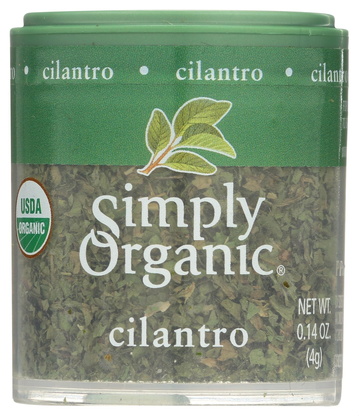 Simply Organic Mini Cilantro Leaf, 0.14 oz, Pack of 1, Model 50014