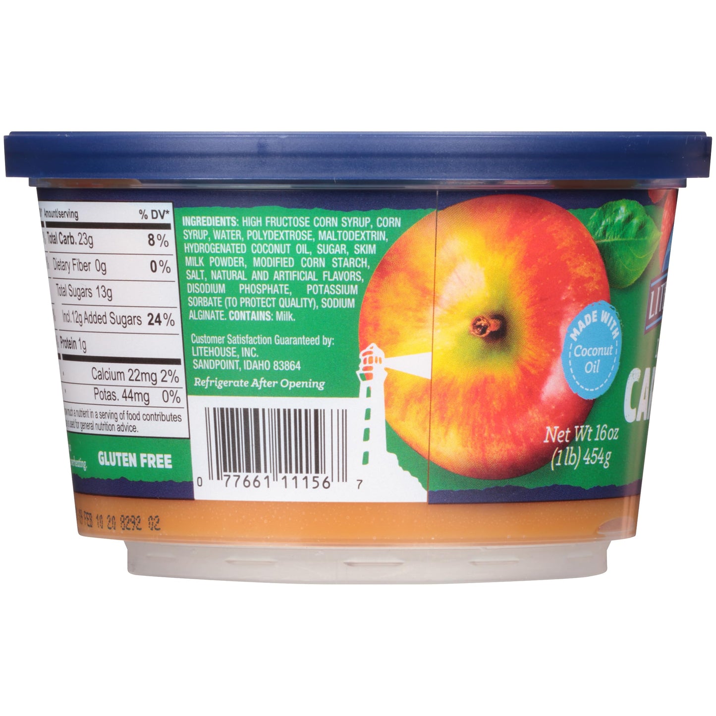Litehouse Low Fat Caramel Dip - Caramel Dip for Apples, Caramel Sauce for Desserts, Caramel Dipping Cups, Caramel Snack Dip, Glu