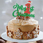 Gyufise 1 Pack My First Christmas Cake Topper With Glitter Christmas Hat Number 1 First Birthday Cupcake Picks Decorations For X
