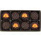 Philadelphia Candies Dark Chocolate Covered OREO Cookies, 8 Ounce, Thanksgiving Tom Turkey Design
