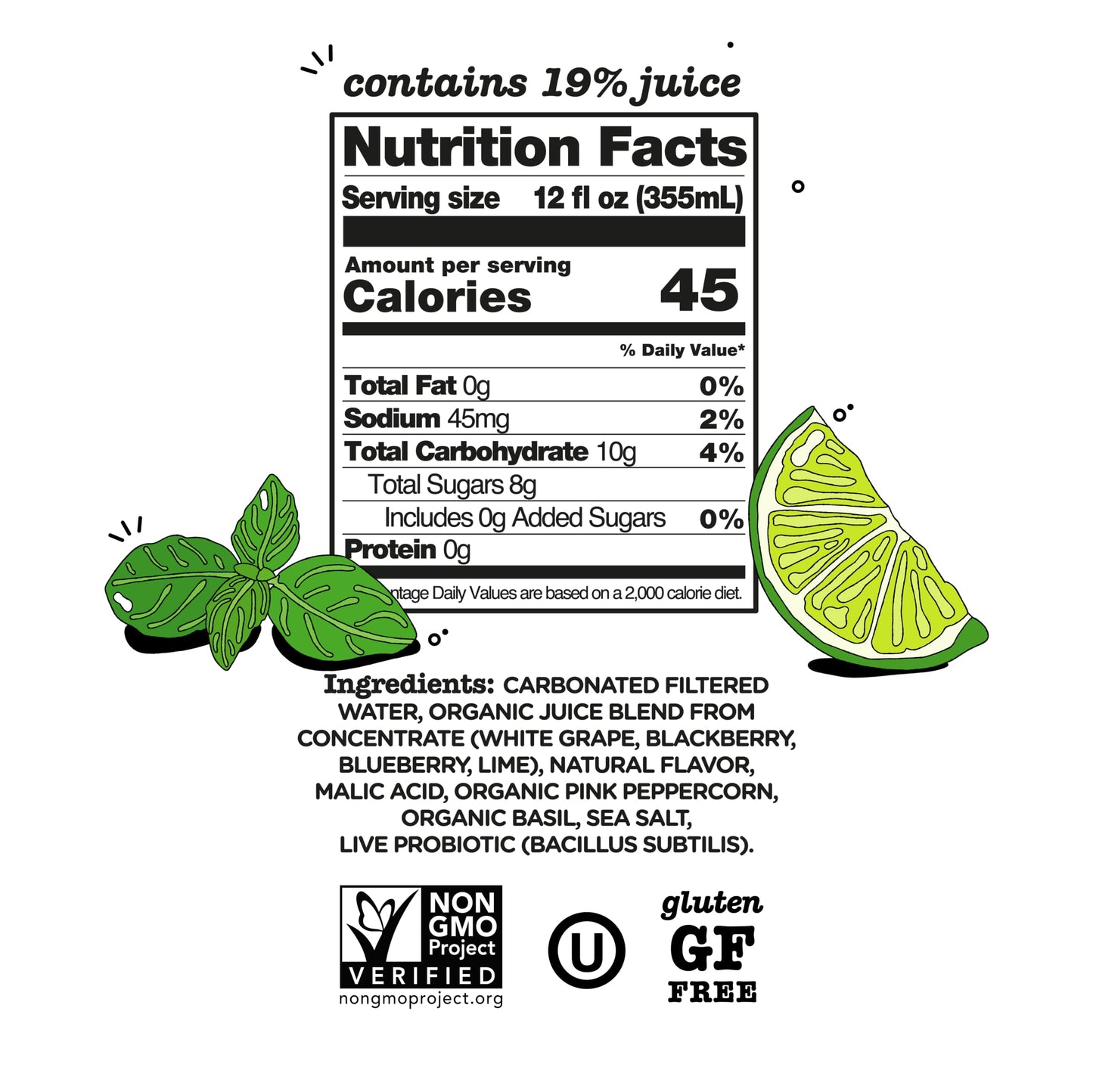 Culture Pop Soda Sparkling Probiotic Drink, Vegan Soda for Gut Health, Non-GMO, GF, No Added Sugar, 12 Pack, 12 Fl Oz Cans, Wild