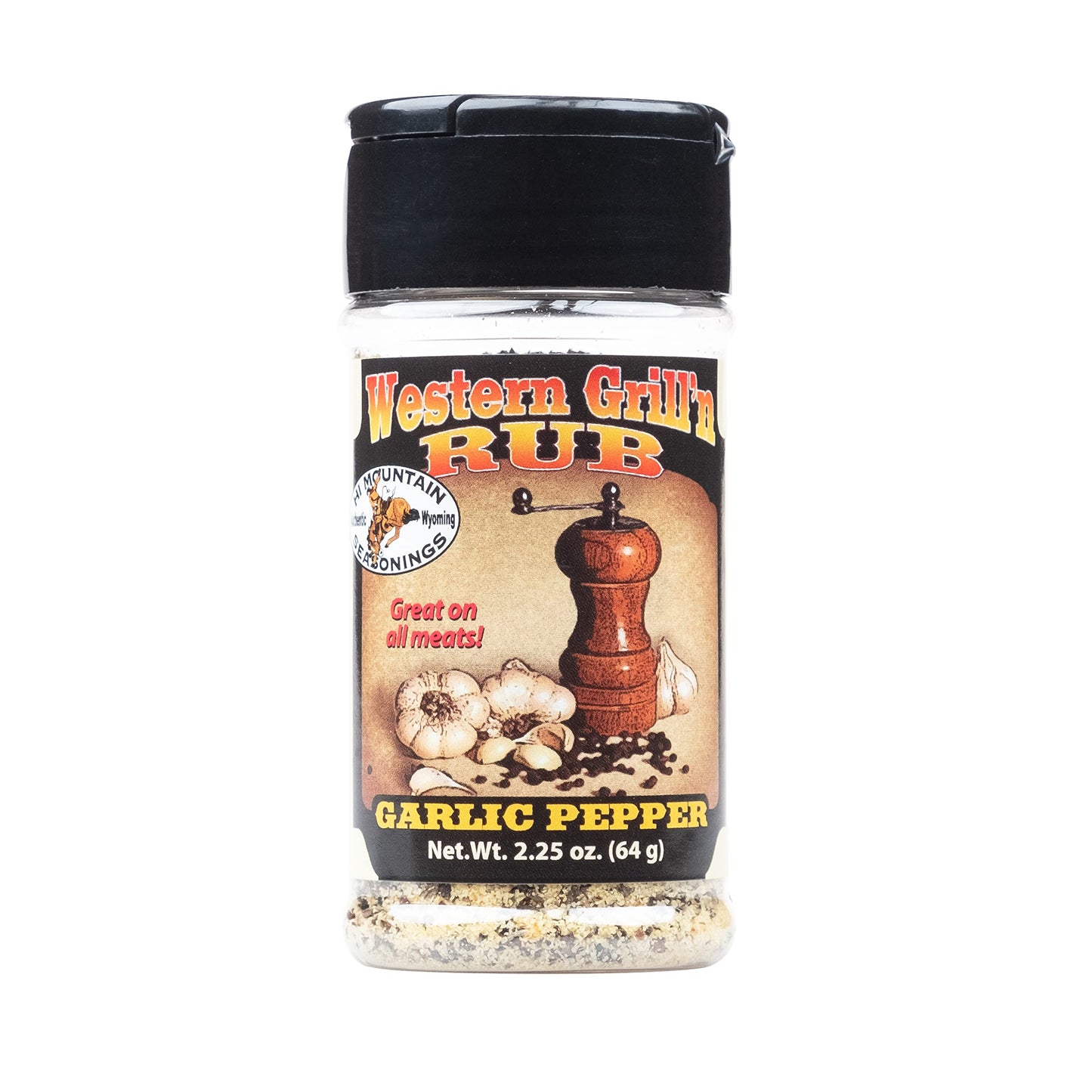 Hi Mountain Western Style Gourmet Seasoning - GARLIC PEPPER RUB