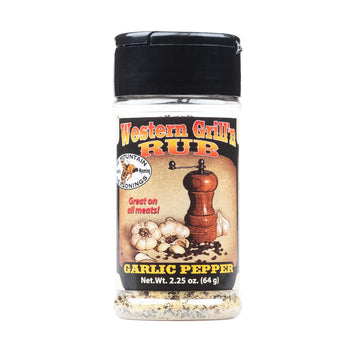 Hi Mountain Western Style Gourmet Seasoning - GARLIC PEPPER RUB