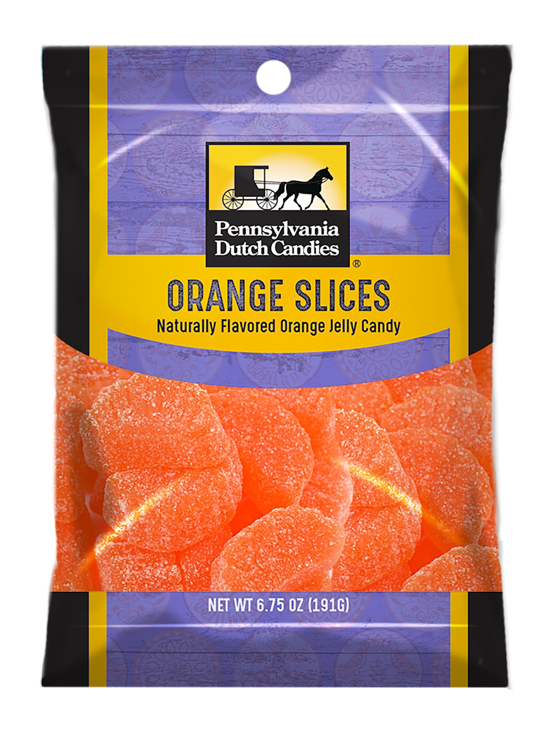 Penn Dutch Candy - Orange Slices | Retro-Flavors | Classic Chewy Candies | Pennsylvania Dutch Company | Varying Flavors And Sizes | Great Taste And Great As A Gift |