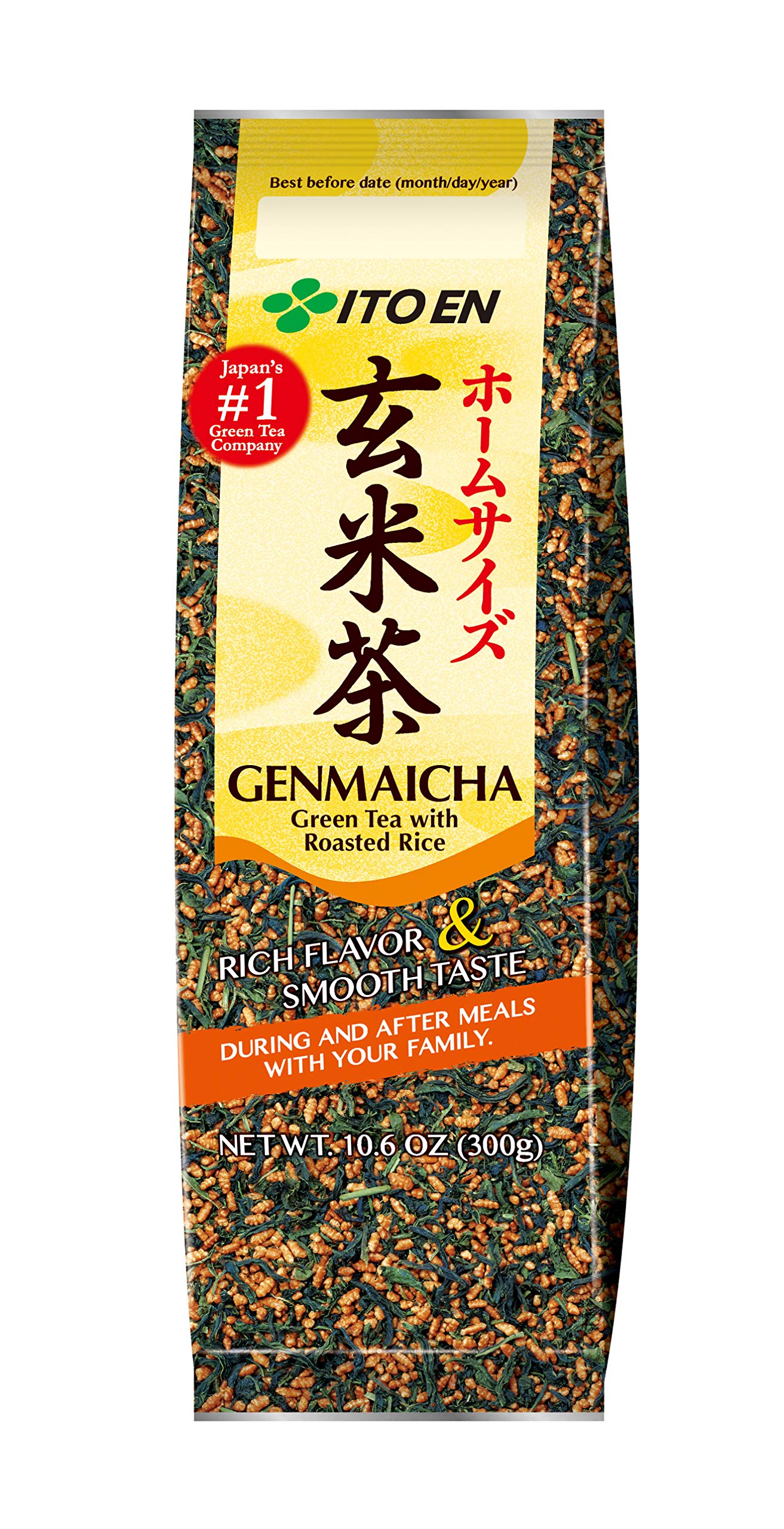 Ito-En Tea, Genmai-Cha, 10.6-Ounce Packages (Pack Of 4)