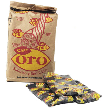 Caf   Oro Molido: Caf   Oro Smooth Blend | Sabroso Y Rendidor Golden Coffee From Honduras | 16 Individual Bags Total Of 1 Ounce 