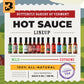Butterfly Bakery of Vermont - Taco Vibes Only Hot Sauce, Extreme Heat, Bold & Zesty Flavor, Made with Vermont-Grown Red Serranos
