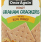 ONCE AGAIN Organic Honey Graham Crackers, 7.93 OZ